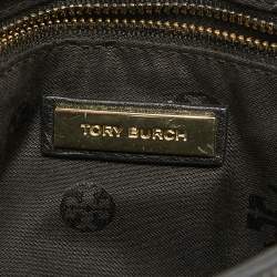 Tory Burch Black Leather Kira Envelope Flap Chain Bag