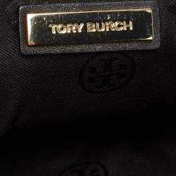 Tory Burch Black Quilted Leather Marion Flap Chain Shoulder Bag