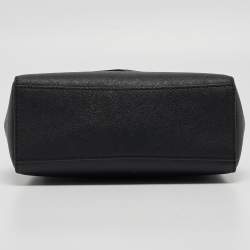 Pre Owned Tory Burch Black Leather Robinson Top Handle Bag