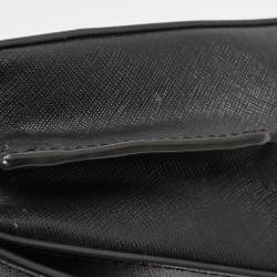 Pre Owned Tory Burch Black Leather Robinson Top Handle Bag