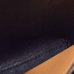 Pre Owned Tory Burch Green Leather Mini Perry Tote