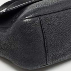 Pre Owned Tory Burch Black Leather Chelsea Shoulder Bag