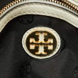 Tory Burch Black/White Leather Fleming Shoulder Bag