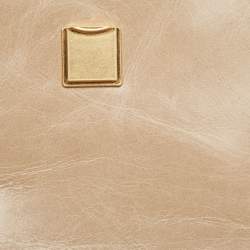 Pre Owned Tory Burch Multicolor Quilted Glazed Leather Willa Shoulder Bag