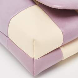 Pre Owned Tory Burch Multicolor Quilted Glazed Leather Willa Shoulder Bag