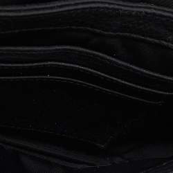 Pre Owned Tory Burch Black Leather Britten Crossbody Bag