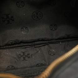 Pre Owned Tory Burch Black Leather Alexa Camera Crossbody Bag