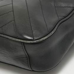 Pre Owned Tory Burch Black Leather Alexa Camera Crossbody Bag