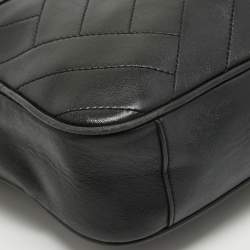 Pre Owned Tory Burch Black Leather Alexa Camera Crossbody Bag