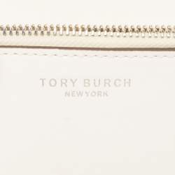 Tory Burch Beige Lizard Embossed Leather Small Eleanor Shoulder Bag
