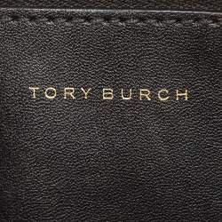 Pre Owned Tory Burch Black Leather Walker Tote