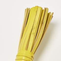 Pre Owned Tory Burch Yellow Leather Small Flemming Bag