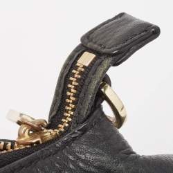 Pre Owned Tory Burch Black Leather Clara Satchel