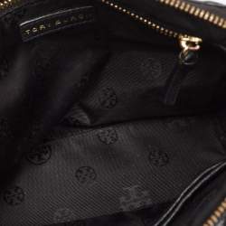 Pre Owned Tory Burch Black Leather Clara Satchel