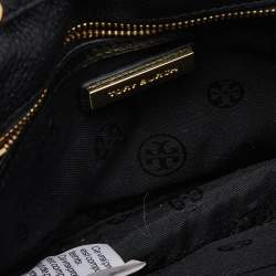 Pre Owned Tory Burch Brown/Black Printed Fur and Leather Kira Envelope Flap Chain Bag