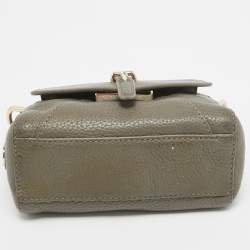 Tory Burch Grey Leather 797 Top Handle Bag