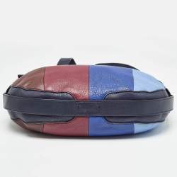 Pre Owned Tory Burch Multicolor Leather Gemini Hobo