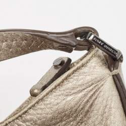 Tory Burch Metallic Leather Tassel Hobo 