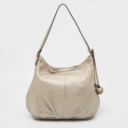 Tory Burch Metallic Leather Tassel Hobo 