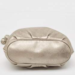 Tory Burch Metallic Leather Tassel Hobo 