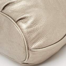 Tory Burch Metallic Leather Tassel Hobo 