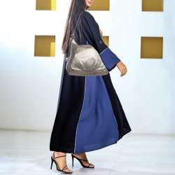 Tory Burch Metallic Leather Tassel Hobo 