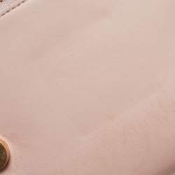 Tory Burch Pink Leather Britten Flap Crossbody Bag