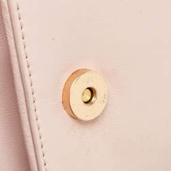 Tory Burch Pink Leather Britten Flap Crossbody Bag