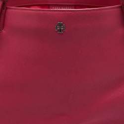 Pre Owned Tory Burch Pink Leather Large York Buckle Tote