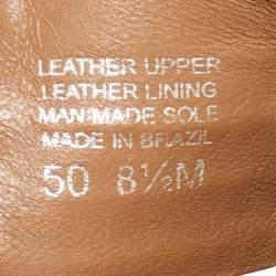 Pre Owned Tory Burch Beige Patent Leather Thong Flats Size 38.5