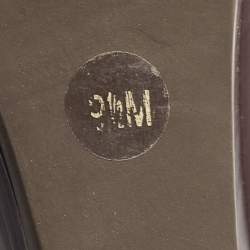 Pre Owned Tory Burch Burgundy Leather Wedge Pumps Size 40