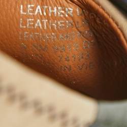 Pre Owned Tory Burch Multicolor Eel Leather Minnie Ballet Flats Size 39.5