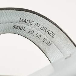 Pre Owned Tory Burch Light Blue Leather Miller Thong Flats Size 39