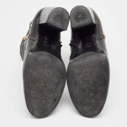 Tory Burch Black Leather Mae Ankle Booties Size 40.5 