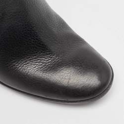 Tory Burch Black Leather Mae Ankle Booties Size 40.5 