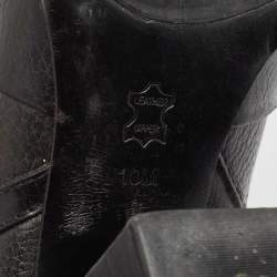 Tory Burch Black Leather Mae Ankle Booties Size 40.5 