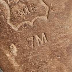 Pre Owned Tory Burch Black Leather Leticia Wedge Pumps Size 37