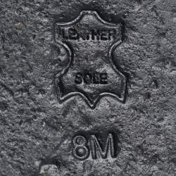 Pre Owned Tory Burch Navy Blue Leather Sienna Mules Size 38