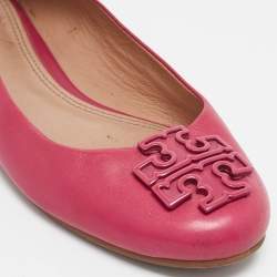 Tory Burch Purple Leather Ballet Flats Size 36