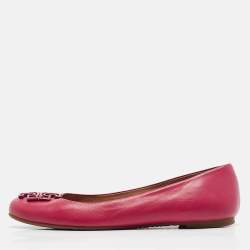 Tory Burch Purple Leather Ballet Flats Size 36