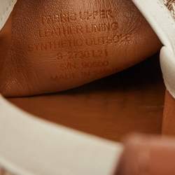 Pre Owned Tory Burch Brown/Beige T Monogram Canvas and Leather Espadrille Flats Size 38.5