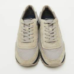 Tory Burch Multicolor Suede And Mesh Sawtooth Sneakers Size 37