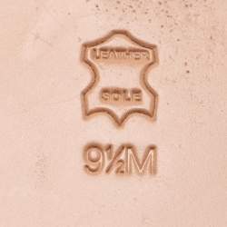 Pre Owned Tory Burch Beige Satin Embellished Logan Slide Sandals Size 39.5