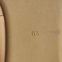 Tory Burch Beige Patent Leather Claire Ballet Flats Size 37