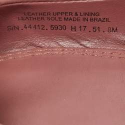 Tory Burch Pink Leather Bow Ballet Flats Size 38