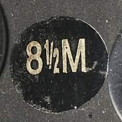 Pre Owned Tory Burch Black Patent Leather Minnie Travel Ballet Flats Size 38.5