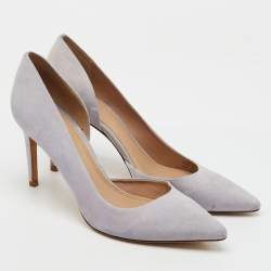 Tory Burch Light Lilac Suede Pointed Toe D'orsay Pumps Size 40