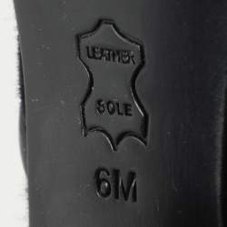 Tory Burch Black Suede Carissa Bow Embellished Pumps Size 36