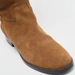 Tory Burch Tan Suede Wembley Riding Knee Length Boots Size 40