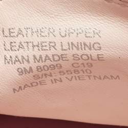 Tory Burch Blush Pink Leather Lowell Loafers Size 39